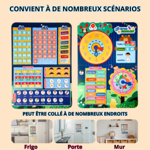 Calendrier Éducatif Evoluchild : Routine et Apprentissage Ludique