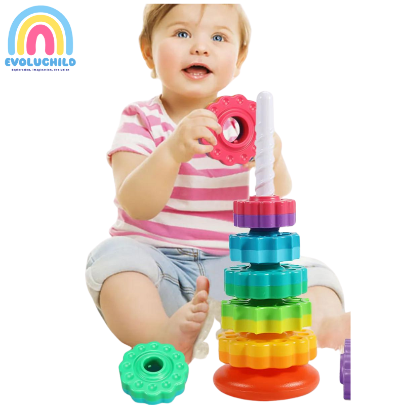 Tour d'empilage montessori - Spiral Tower