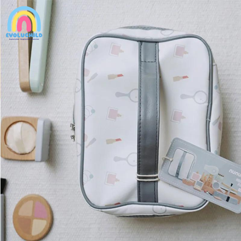 Trousse de coiffeuse - Ensemble de jouet en bois