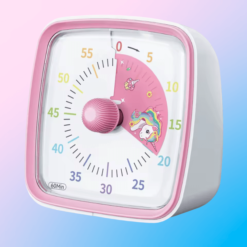 EvoTimer – Minuteur Timer visuel compte à rebours - Evoluchild - 14:1052VT03Pink-Unicorn