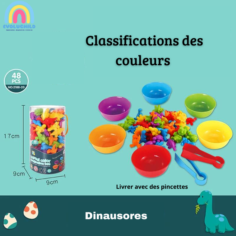 Jeux de comptage et de trie montessori