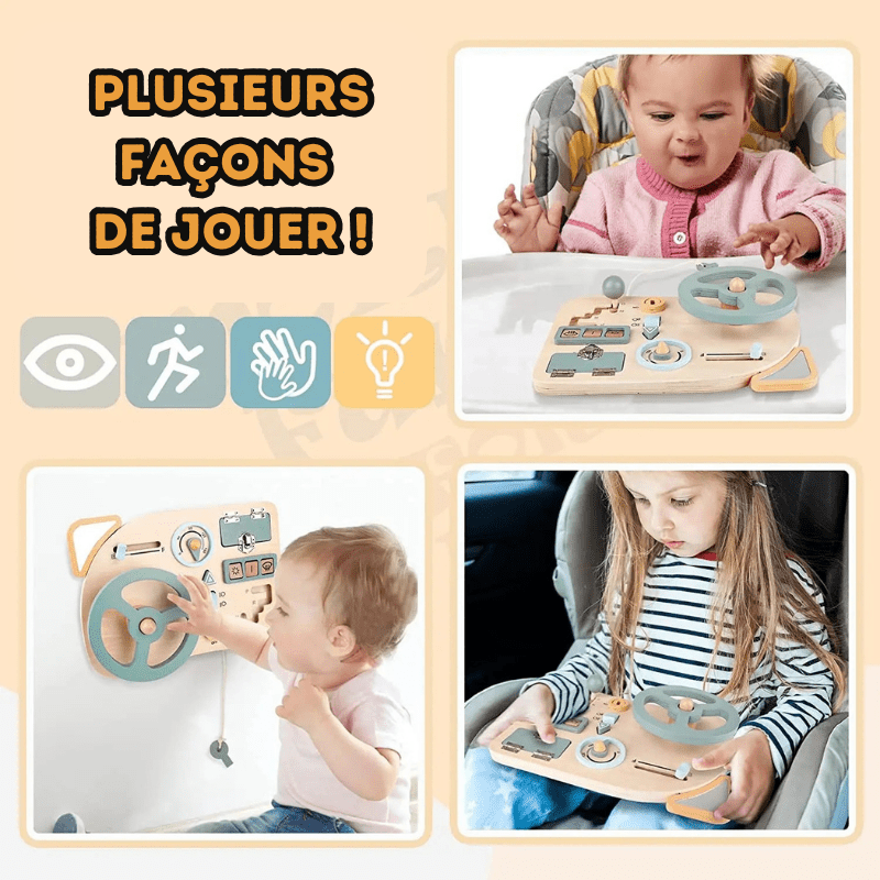 Volant en Bois Éducatif - Evoluchild - 14:200006156Style A