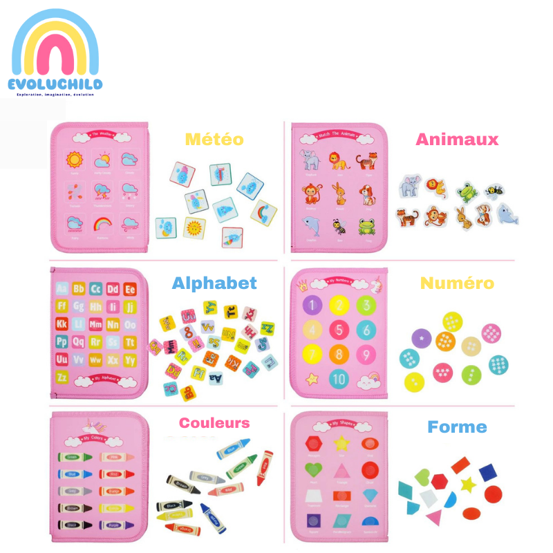 Busy Board 7 en 1 inspiration Montessori