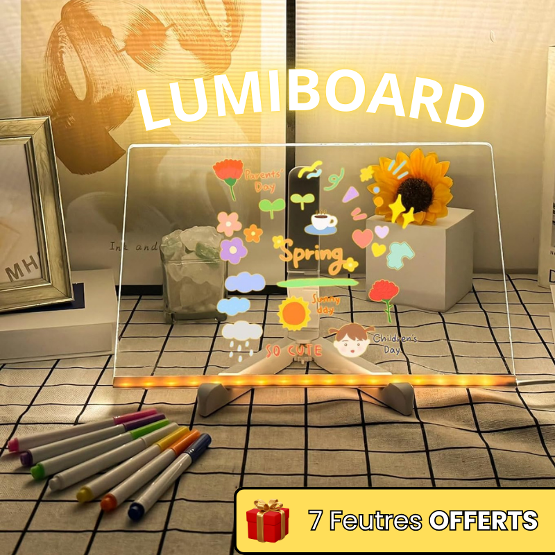 12 feutres LumiBoard - Feutre pour tableau Magique