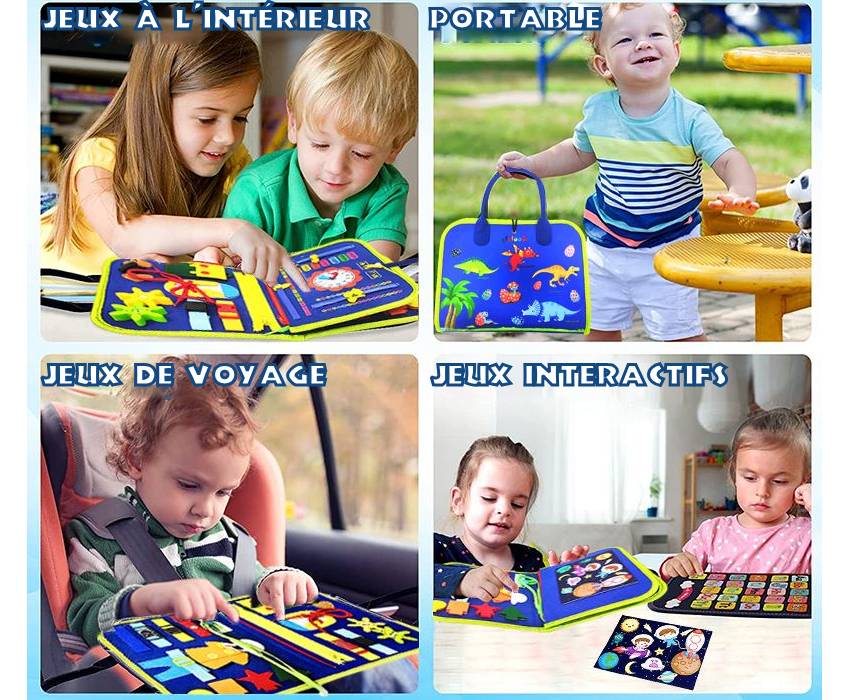 Busy Board 7 en 1 inspiration Montessori