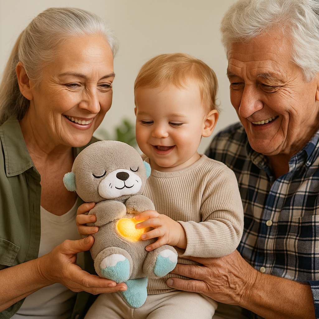 Doudou Peluche Loutre apaisante pour dormir