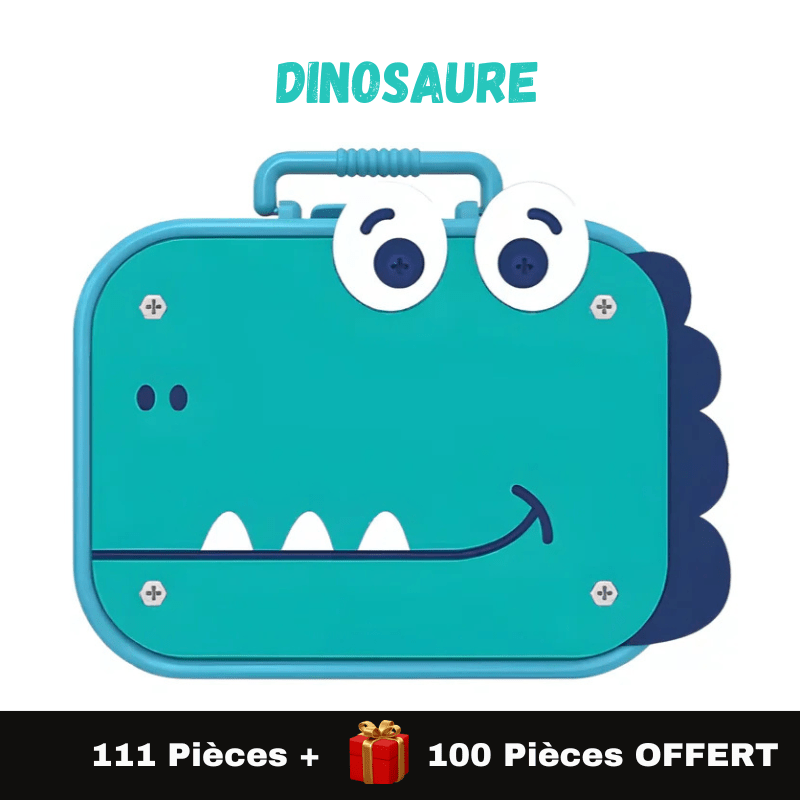 BricoGénie - Le kit créatif pour petits ingénieurs - Evoluchild - 14:691green 211pcs