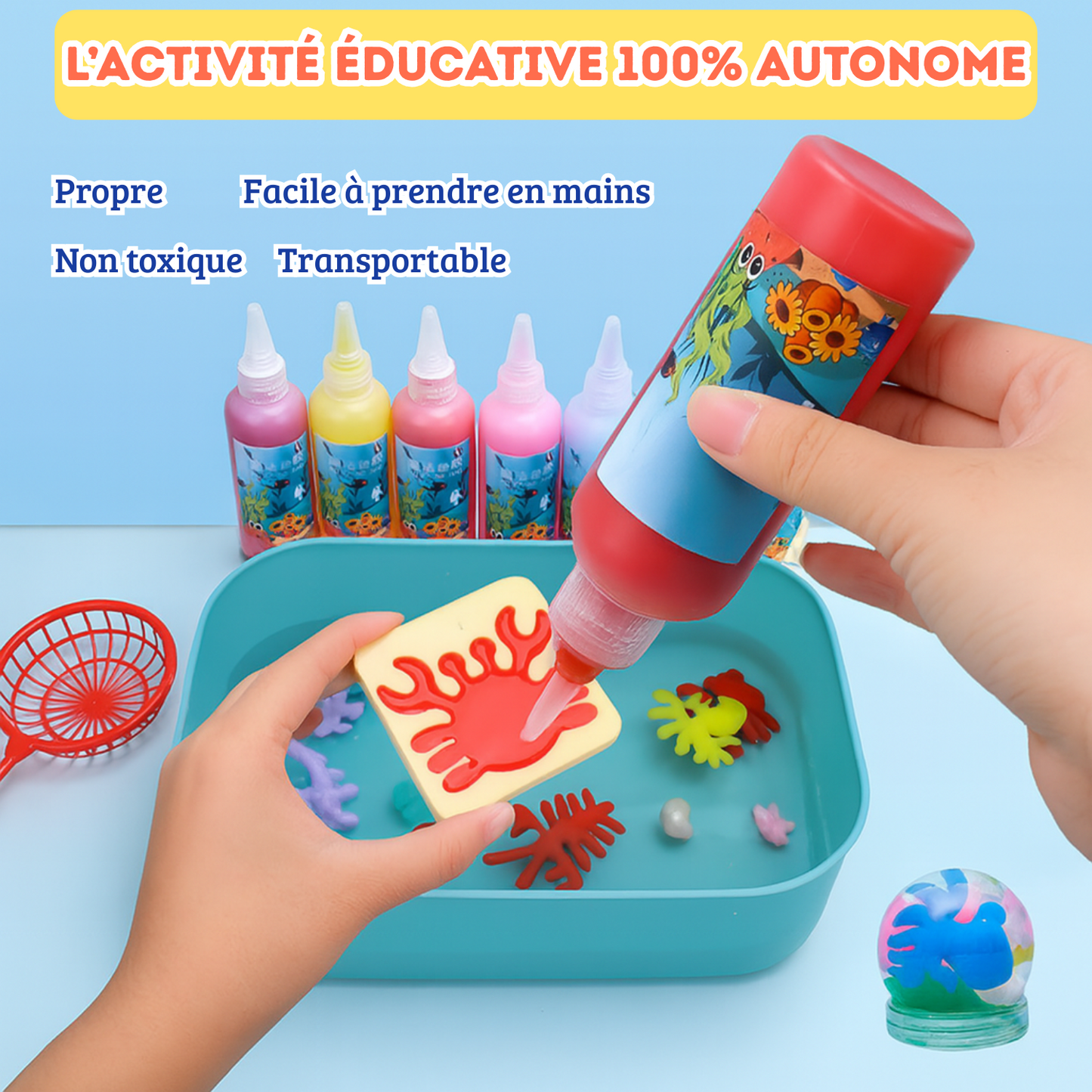 Kit Créatif Animaux Magique 3D à L'Eau