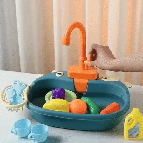 Evier de Cuisine Éducatif – Jeu de cuisine pour Enfant