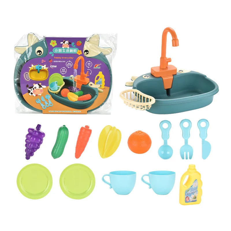 Evier de Cuisine Éducatif – Jeu de cuisine pour Enfant