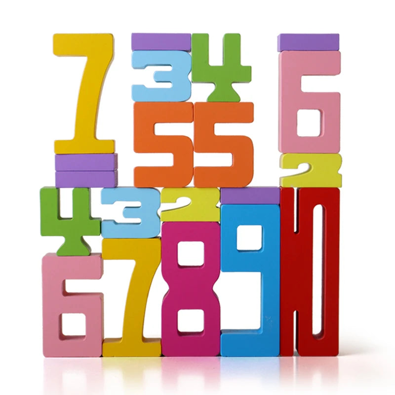 Blocs de Nombres Montessori en Bois – Le jeu parfait pour apprendre à compter !