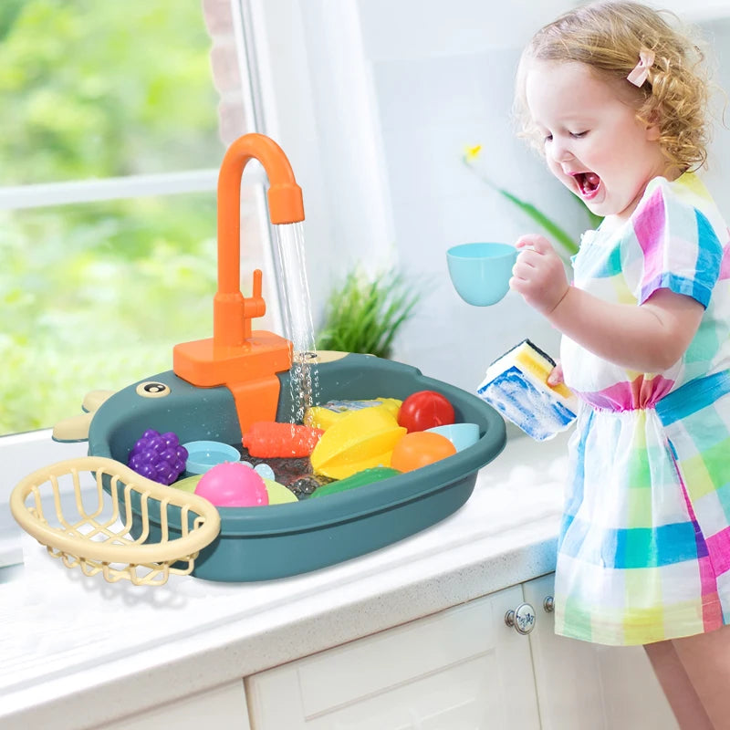 Evier de Cuisine Éducatif – Jeu de cuisine pour Enfant