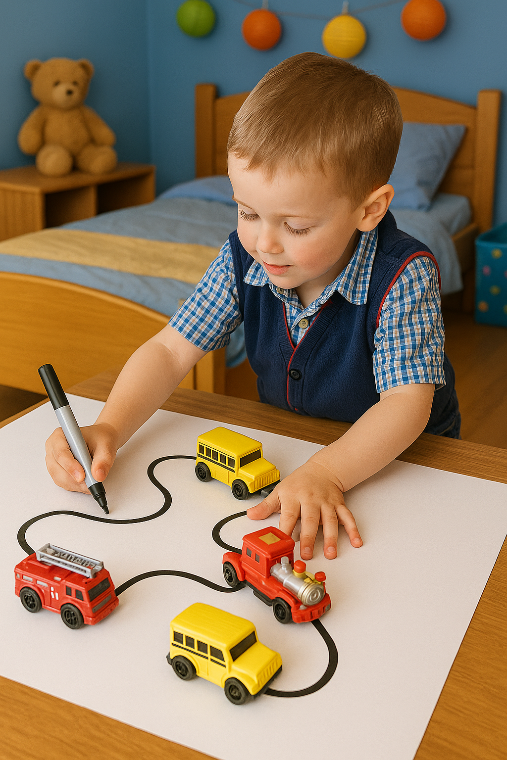 Super Tutut - Voiture Magique qui suit ton dessin