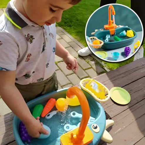 Evier de Cuisine Éducatif – Jeu de cuisine pour Enfant