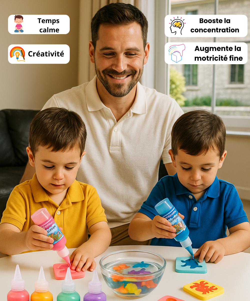 Kit Créatif Animaux Magique 3D à L'Eau