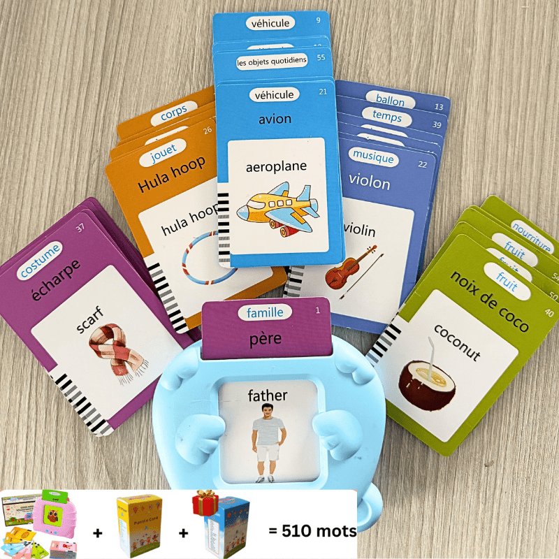 Learning Box - Apprendre à parler en s'amusant - Evoluchild - 14:365016510Words French Pink