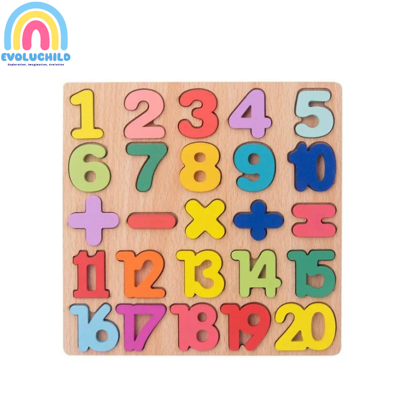 Puzzle en bois  éducatif inspiration montessori