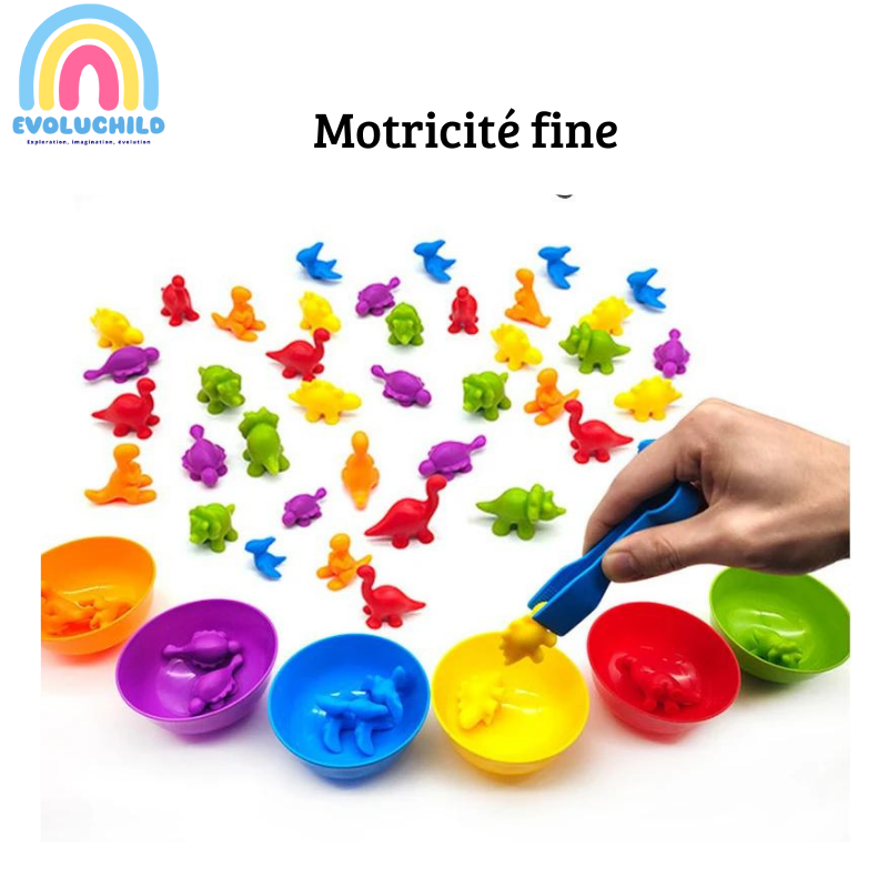 Jeux de comptage et de trie montessori