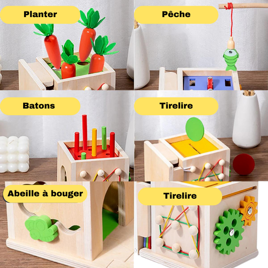 Boîte Educative 8 en 1 pour Enfants