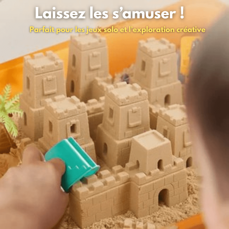 Sandbox - Mallette Chantier de Construction Sable Magique - Evoluchild - 14:100018786Construction Sensory;200007763:201336106