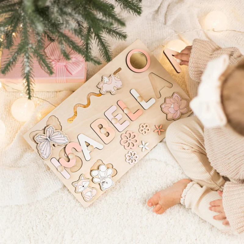 Puzzle personnalisé prenom en bois