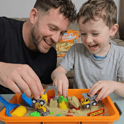 Sandbox - Mallette Chantier de Construction Sable Magique - Evoluchild - 14:100018786Construction Sensory;200007763:201336106