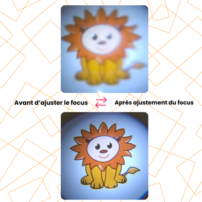 Table de dessin lumineuse enfant avec projecteur - Apprendre à dessiner en s'amusant