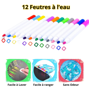Cahier Ardoise Magique Evoluchild - Evoluchild - 14:496#12 - color water chalk