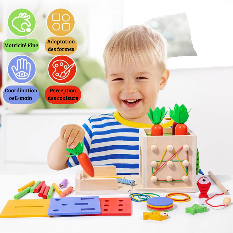 Boîte Educative 8 en 1 pour Enfants