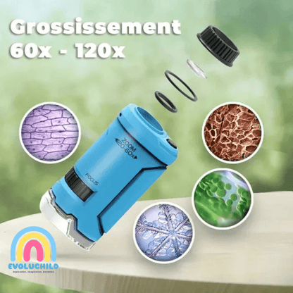 ExploraScope™ - Le Microscope portable d'Evoluchild - Evoluchild - 14:1052Pink