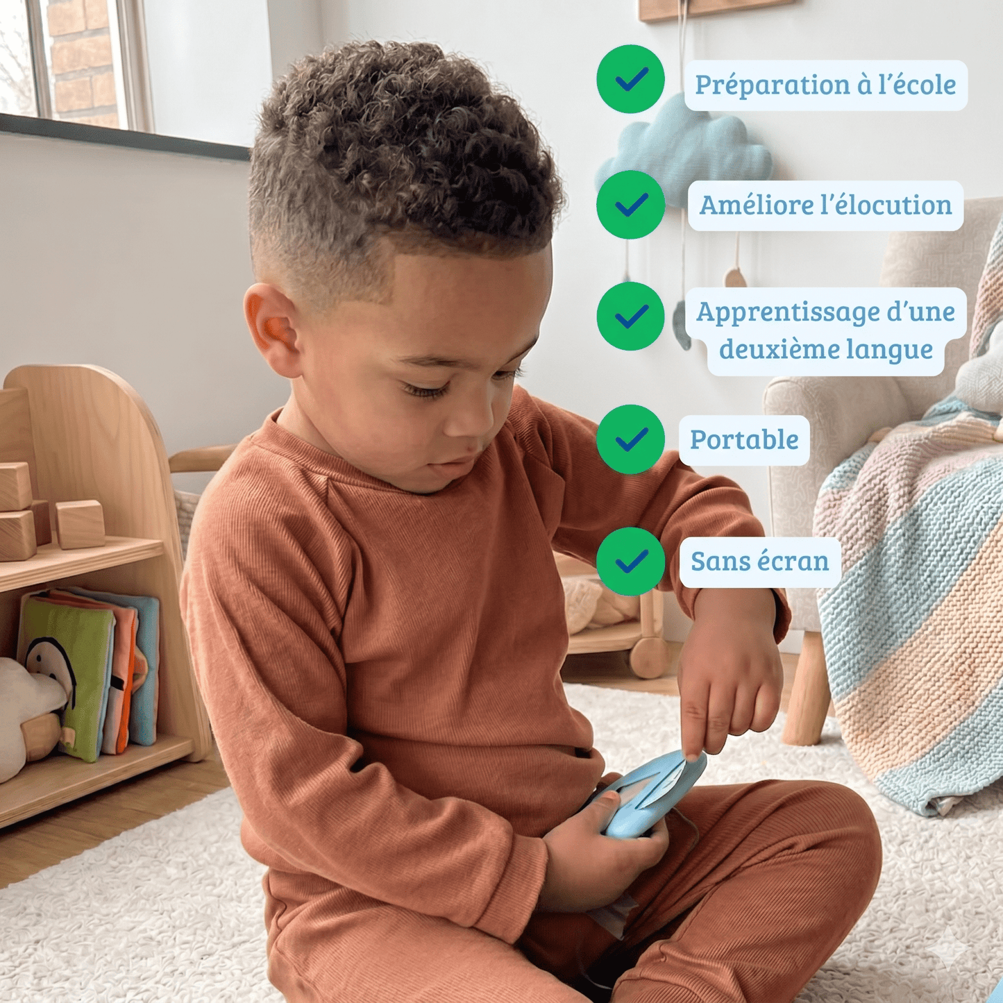 Learning Box - Apprendre à parler en s'amusant - Evoluchild - 14:365016510Words French Pink