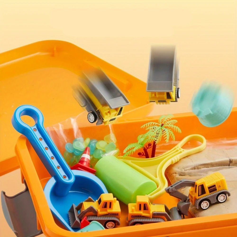 Sandbox - Mallette Chantier de Construction Sable Magique - Evoluchild - 14:100018786Construction Sensory;200007763:201336106