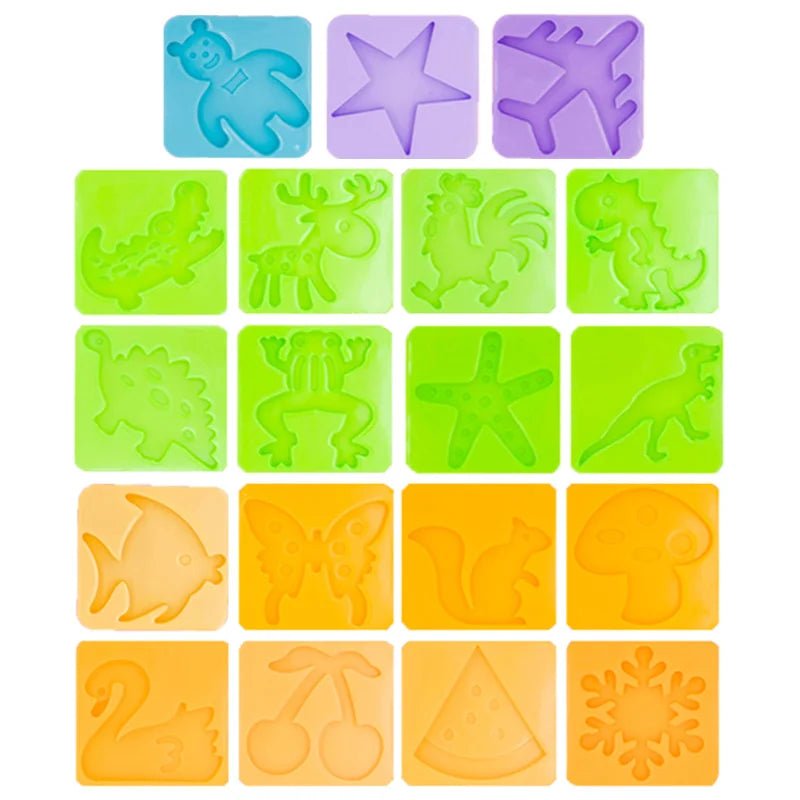Recharges et Moules Kit Animaux Magiques 3D - Evoluchild - 14:100018786Set13-Luminous 50ml