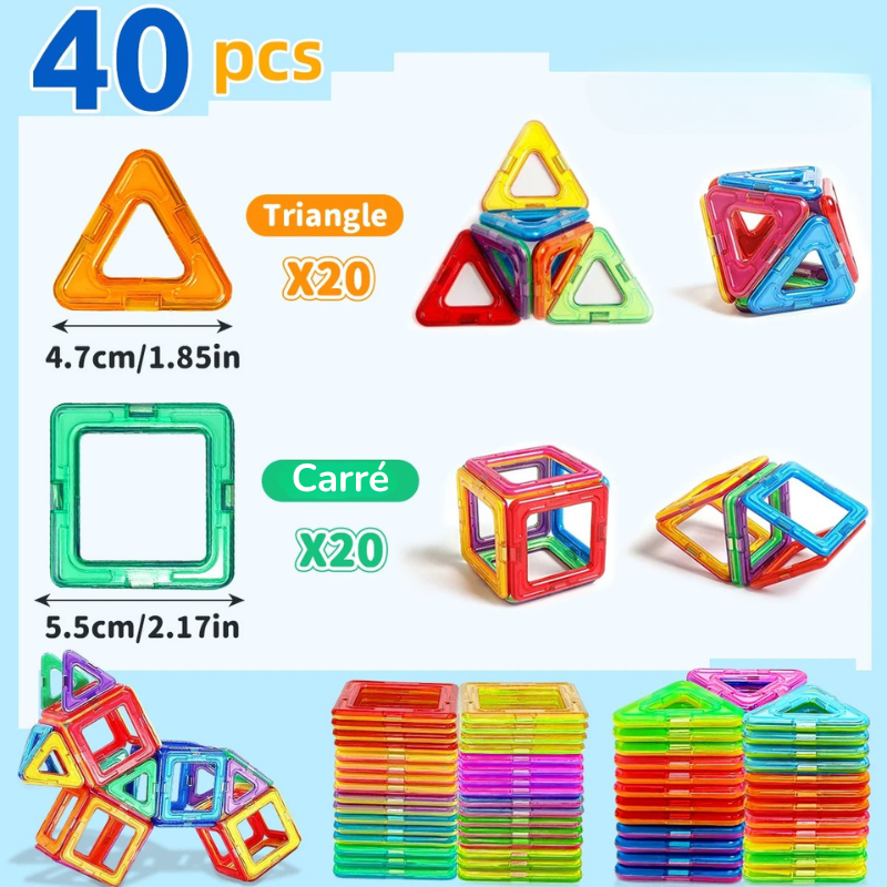 Tuilio - Blocs de constructions magnetiques