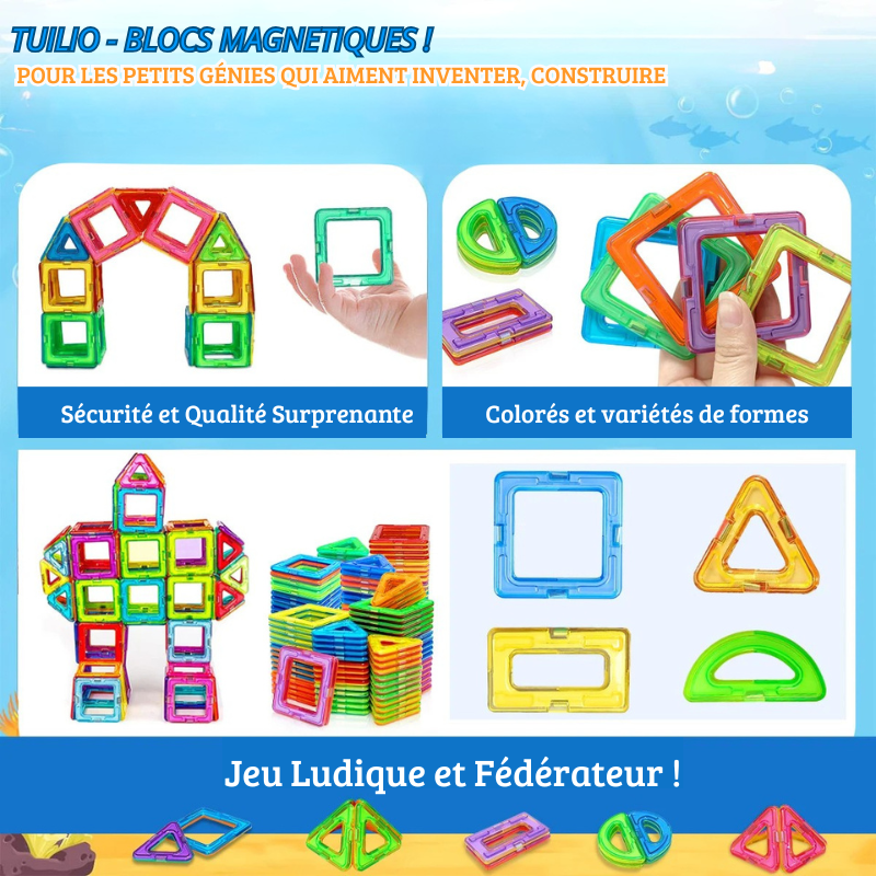 Tuilio - Blocs de constructions magnetiques