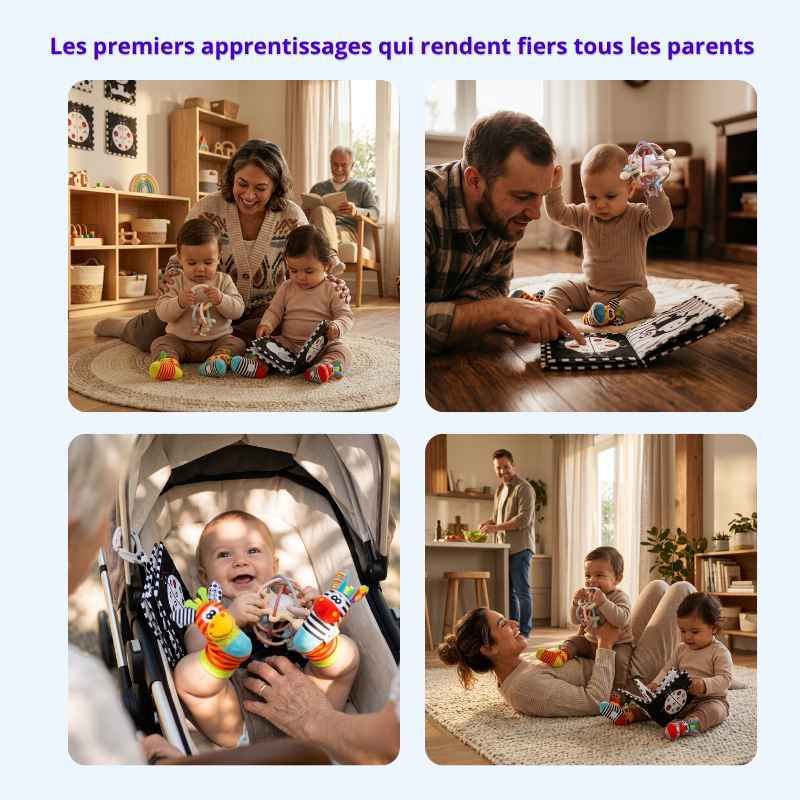 Kit Éveil Sensoriel Complet Bébé 0-12 mois