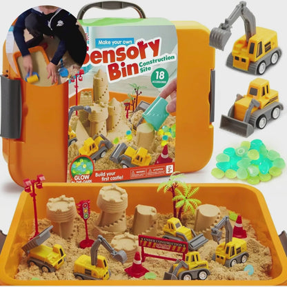 Sandbox - Mallette Chantier de Construction Sable Magique