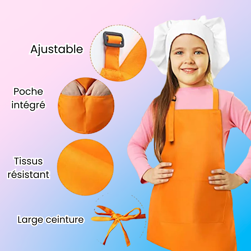 Tablier de Cuisine pour Enfant Evoluchild